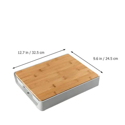 Chopping Board with Storage Container Drawer