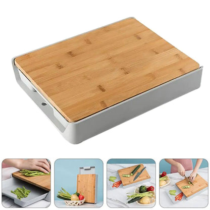 Chopping Board with Storage Container Drawer